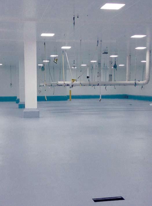 SEAMLESS WALL COATINGS APF s Sani-Wall seamless wall coating systems offer a durable, sanitary and attractive finish for walls and ceilings in food