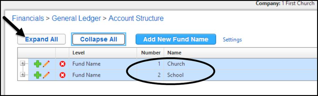 Account Structure General Ledger > Modify > Account Structure Modify -> Account Structure allows you to set up and maintain the structure of your Chart of Accounts. NAVIGATION: 1.