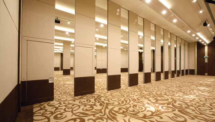 MOVABLE WALL SYSTEMS In no time at all, Palace will enable you to divide a large space into
