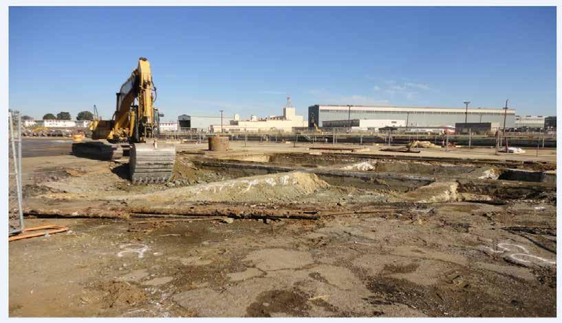 Soil Excavation and Removal at Parcel C Over 1,800 truck loads of impacted soil were excavated