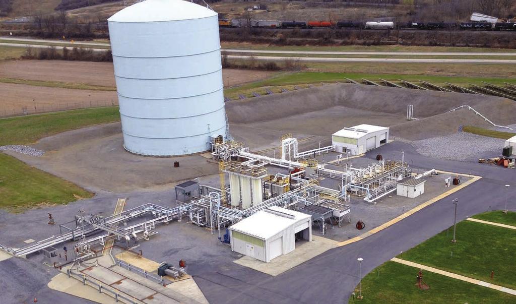 Industrial Facility Fueling Rail Temple, PA Facility LNG storage capacity: 15 million gallons Liquefaction capacity: