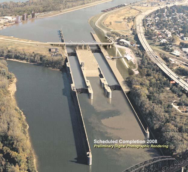 McAlpine Lock, Ohio River, 110 x
