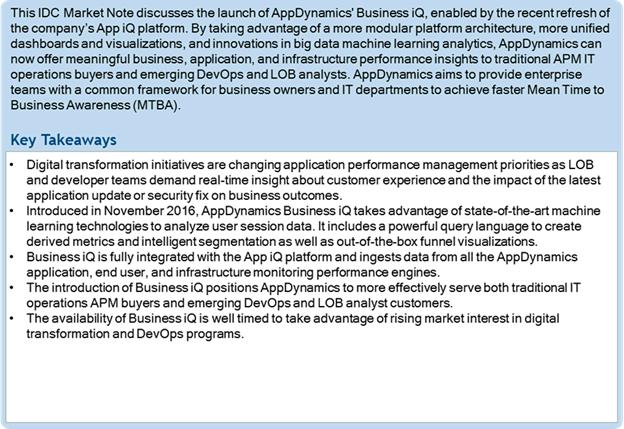 Executive Snapshot: AppDynamics Launches