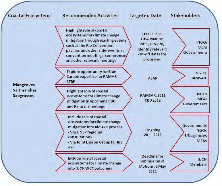 Blue Carbon Policy Framework Recommended activities 6.4.