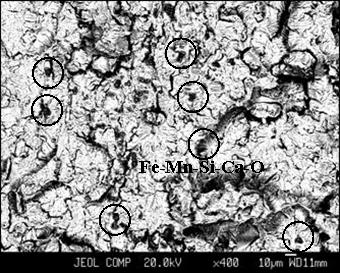 The micro-dimples from nucleation sites propagate to critical crack size for quasi-cleavage crack advance.
