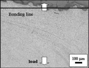 hardness around bonding line of weld joint should be reduced.