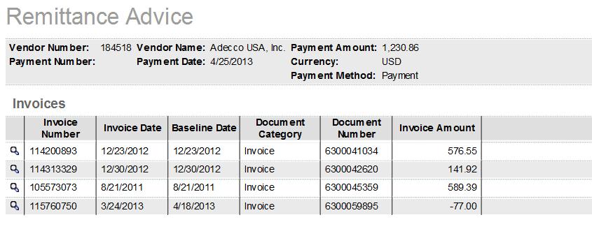 Payments: Here are the payment details which can also be exported into excel.