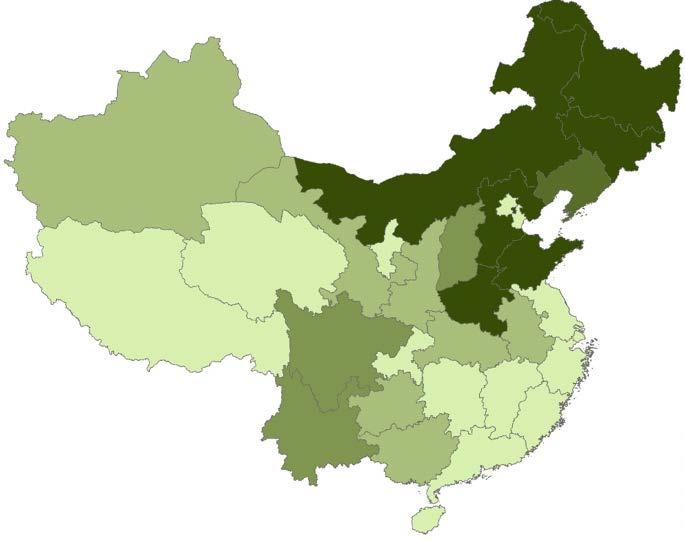China Corn 2016 Area planted (Yield,
