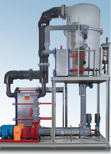 equipment Proprietary technology for the recovery of process