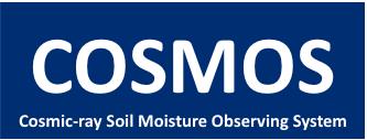 COSMOS: COsmic-ray Soil Moisture