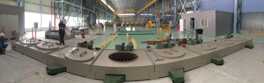 Skin Pass Mill Facility Skin Pass Mill Work Roll Non-coated roll: In 2016, POSCO-TCS started operation with non-coated SPM Work Rolls. At the time, the work roll worn down after ~200 km.