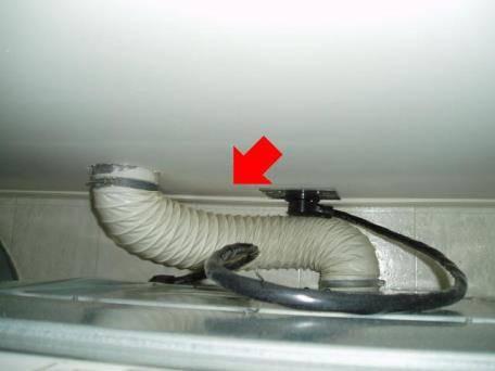 Dryer Ventilation: Page 23 of 27 Action Necessary The dryer has a plastic vent.
