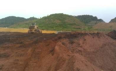 alumina refineries bauxite residue stockpiling on flat land by