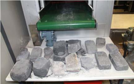 LIBS SORTING RESULTS OF FIRST TRIALS Trial: 30 bricks spent refractories sorted into 3