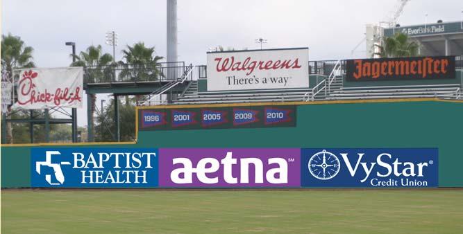 SIGNAGE Draw attention to your business with vivid HD signage. HD Digital Homerun Fence Video Located on the right-center and left-center field walls, these signs are amid all the action!