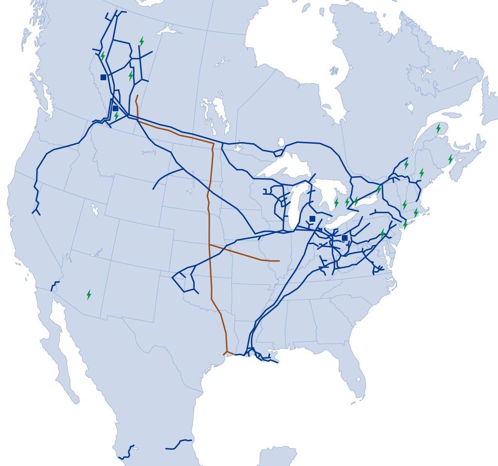 TransCanada Corporation (TSX/NYSE: TRP) One of North America s Largest Natural Gas Pipeline Networks Operating 91,5 km (56,9 miles) of pipelines Transports