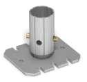 Alshor Plus Base Plate The Base Plate can be used at the base when adjustment is not required or at the top when a U-Head is not
