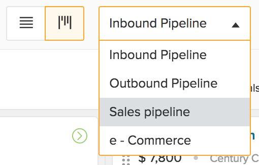 MULTIPLE DEAL PIPELINES Create multiple pipelines to separate your