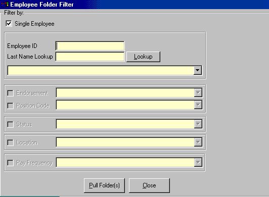 #03 Changes to Employee Folders Payroll Employees Add Or Browse New employee folders may be added at any time.