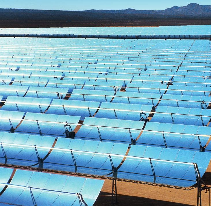 6 Technology for Solar Thermal Power Stations Application Centers Experience Counts: Customized Solutions Rexroth hydraulic adjusting systems have already withstood the most stringent endurance tests