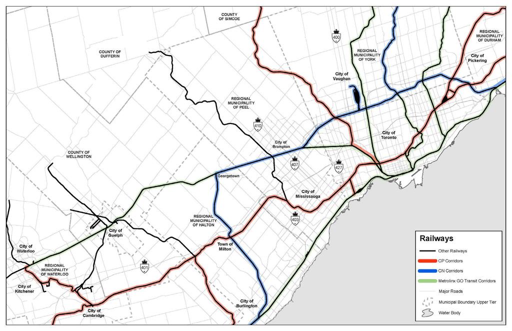 Map 1 Ownership of Rail