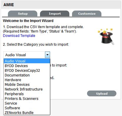 If you are using Asset Management tools such as ZENworks, you can easily synchronize that data into system s CMDB using AMIE Import. For details, see AMIE Import.