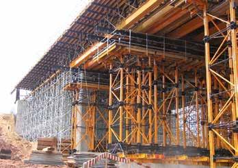 MK SYSTEM in bridges and slabs MK in bridges and slabs MK Shoring systems The MK Shoring systems are built from standard MK components, and are ideal for creating high load bearing structures used to