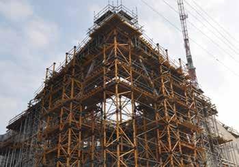 MK-0 Shoring tower Main use: Shoring under beams, slabs or prefabricated structures MK Prop shoring Main use: Support for beams and slabs in abutment zones. The module sizes in plan view are of 0.,,.