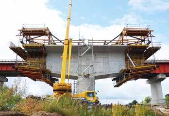 MK SYSTEM in bridges and slabs MK Carriages for use on bridges CVS Cantilever Formwork Carriage (CVS) is a mobile steel structure for the construction of pier segments using the balanced cantilever