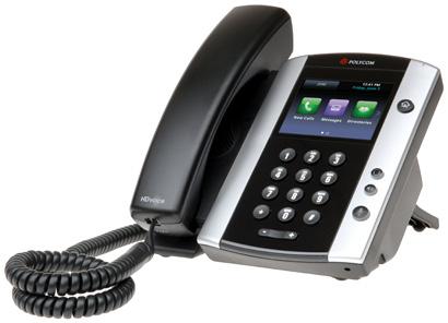 5 colour TFT - 320 x 240 pixel resolution - Polycom HD Voice up to 7KHz on all