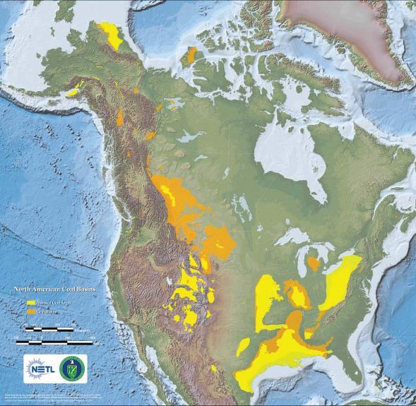 Gas Fields Saline Formations Estimated North American CO 2 Storage Potential