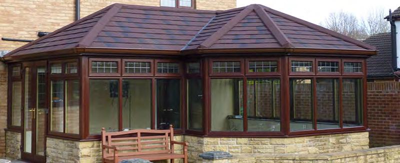 Supalite SupaLite tiled conservatory roofs can convert a conventional conservatory into a sunroom.