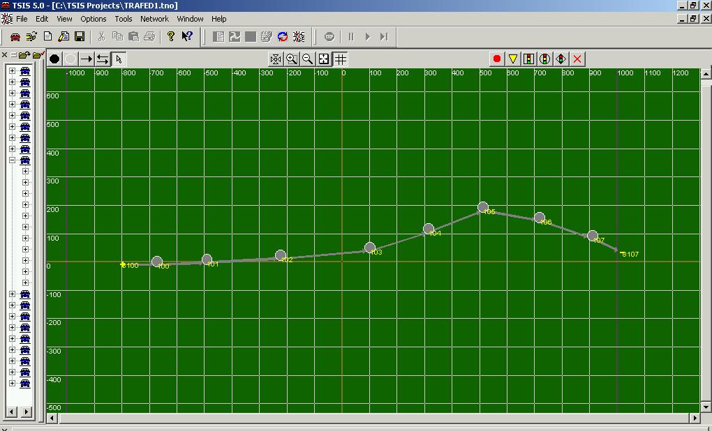3 Step 4: Code Freeway Ramp Nodes (Direction 1) Similar to Step 2, the modeler will place
