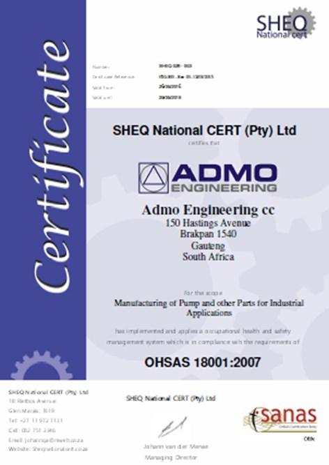 As a result of the rapid growth of the business ADMO Engineering continuously invest in new facilities, equipment and personnel in order to adhere to our quality objective of a 100% on time delivery