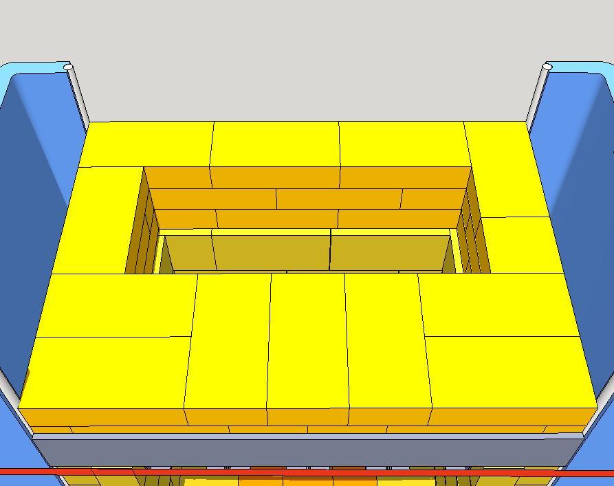 care to level the bricks. This will make it easier to level the floor.