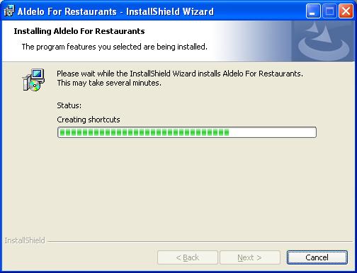 As the installation proceeds, a progress bar displays. Please wait until the InstallShield Wizard is finished (see Figure 2-10).