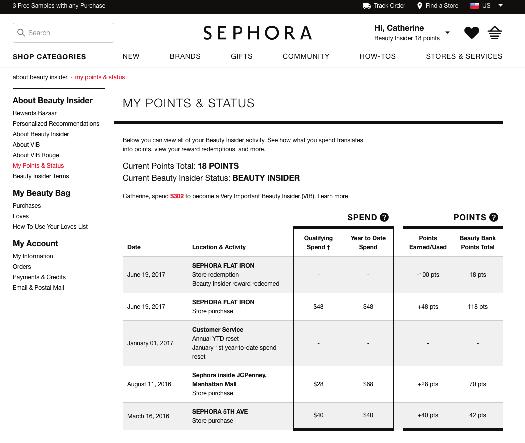 SEPHORA BEAUTY INSIDER Sephora ranked #4 with Generation Z (who also ranked another beauty contender, Ulta #2!). Millennials also called them out in their hotlist at #4.