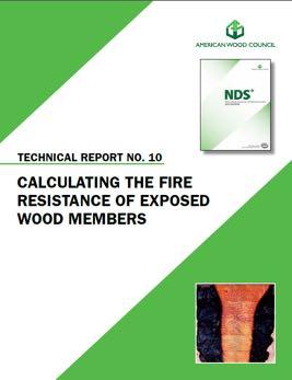 Wood Fire guidance FRR of wood NDS
