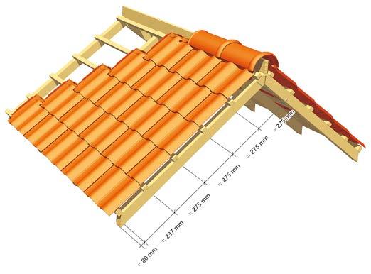 3kg Weight per m² 43kg Minimum roof pitch 17.5 Batten coverage 3.63m @ 275mm gauge Nail size 50 x 3.