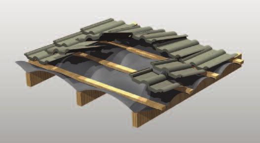 A new wind uplift test method for roof underlays was introduced in the 2014 revision of BS 5534, after many years of development and research to better reflect their actual performance in situ.