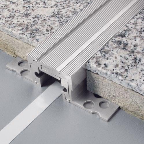 DURAFLEX SG DURAFLEX expansion joint profiles in the SG series are ideal for use under extremely high es and for high resistance requirements to aggressive media in highly frequented areas, despite