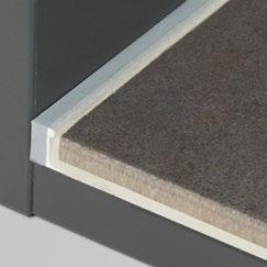 DURAFLEX Metal DURAFLEX metal profiles with an EPDM expansion zone are made for particularly highly ed floors.