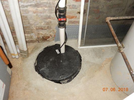Attic No accessible attic Sump pump operational Linoleum tiles may contain some asbestos.