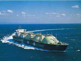 tons/year of LNG from 6 countries (Brunei, Indonesia, Australia, Malaysia,