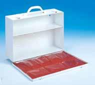 FIRST AID CABINETS Industrial with Fixed Shelves 7FX (2 Shelf) Industrial First Aid Cabinet with Swing Out Door (Empty) Constructed using prime cold rolled steel Door is welded in place using a full