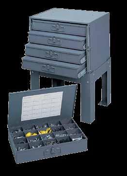 Metal and Plastic Compartment Boxes and Racks Large Compartment Boxes 28-30 Small Slide Racks