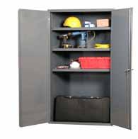 5/16 diameter lock rods Cabinet ships fully assembled 3601-95 3501-4S-95 Overall Dim:WxDxH (In.) Shelf Capacity No. of Shelves Ship Wt. 3600-95 36 x 18 x 48 900 lbs. 2 adjustable 220 lbs.