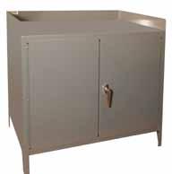 protection from the elements Side handles are included ready for use Overall Dim:WxDxH (In.) Shelf Capacity Ship Wt. JSC-602460-95 60 x 24 x 57 1450 lbs. 475 lbs.