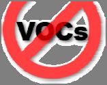 policies for VOC s in cleaning materials, paints,