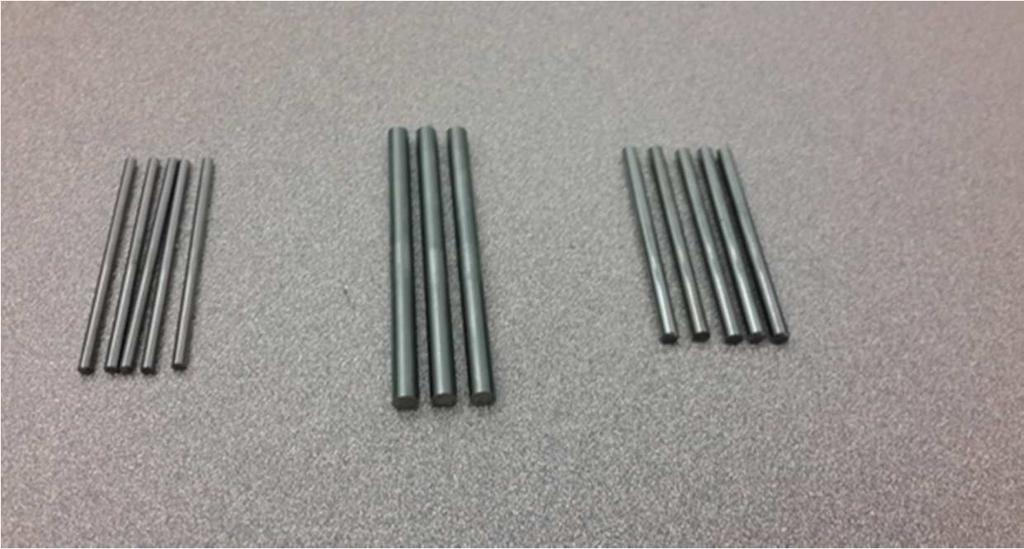 (a) (b) (c) Figure (3.3) Different sizes of adjustable tool pin (a) 3/16 inch, (b) ¼ inch, and (c) 1/8 inch 3.